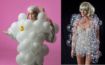 Tu disfraz con globos, puede ser divertido!.