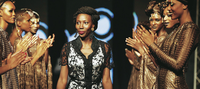 Adama Ndiaye Paris Dakar Fashion Week Black