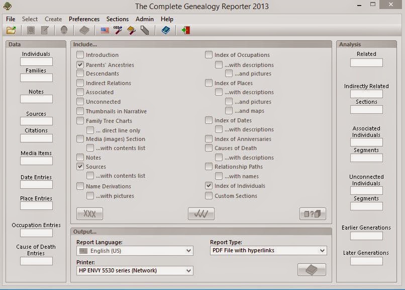 The Complete Genealogy Reporter 2013