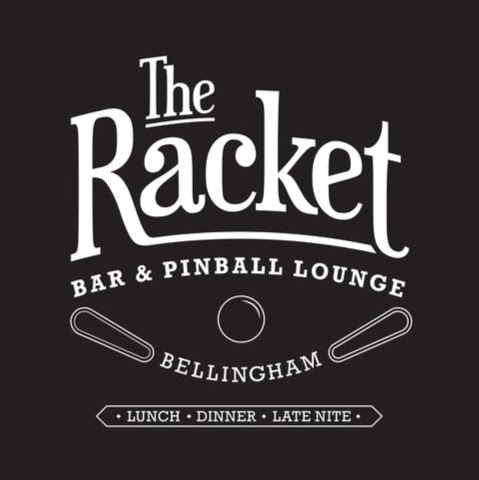 The Racket Bar and Pinball Lounge logo