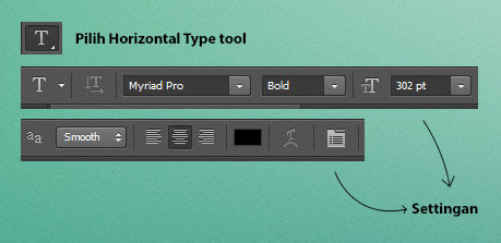 Horizontal type tool 