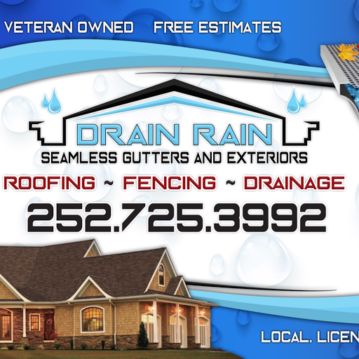 Drain Rain Seamless Gutters & Drainage Services logo