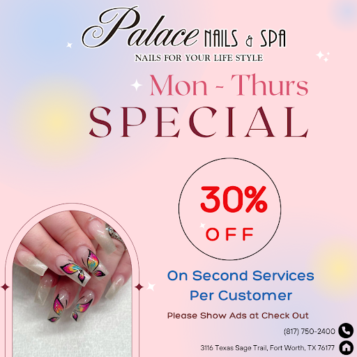 Palace Nails & Spa logo