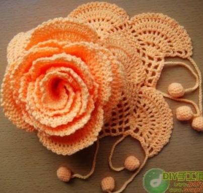 موسوعة كوفيات الكروشية (crochet scarfs ) بالباترون 9