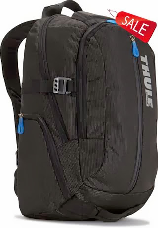 Thule Crossover TCBP-117 Backpack for 17-Inch Macbook/Pro/Air (Black)