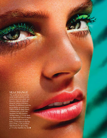 Leah de Wavrin for Elle UK (August 2012) by Enrique Badulescu