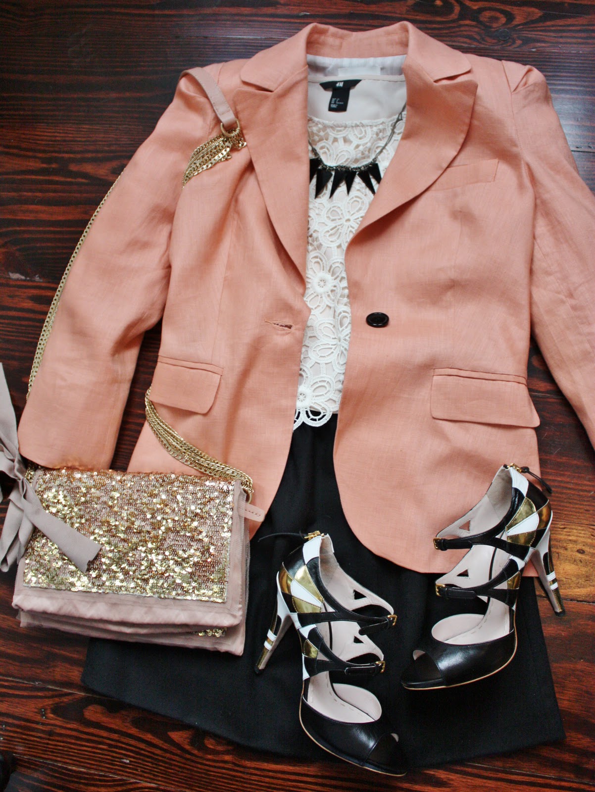 Fashion Look Featuring Kelly & Katie Pumps and H&M Blazers by