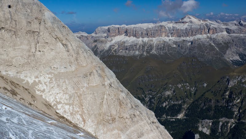 Доломиты. Восхождение на Мармоладу, Punta Penia (3,343 m), спуск по феррате