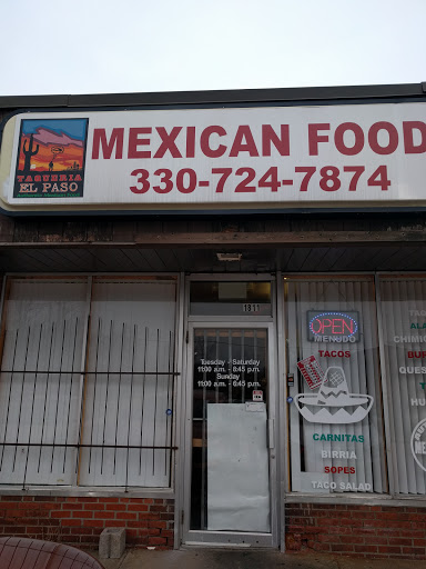 Mexican Restaurant «Taqueria El Paso», reviews and photos, 1811 S Main St, Akron, OH 44301, USA