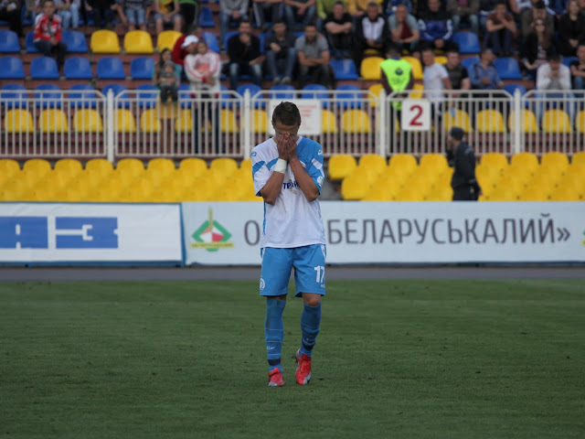 Артем Быков плачет после поражения в Кубке Беларуси