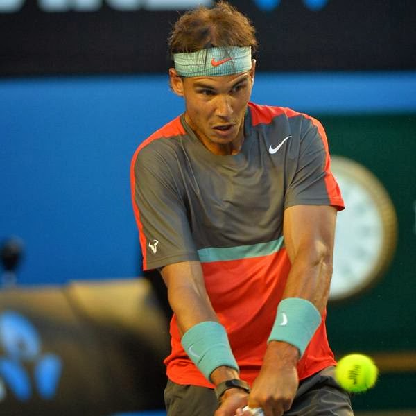  However, Nadal fought back and broke Wawrinka's serve for the first time in the final early in the third set.