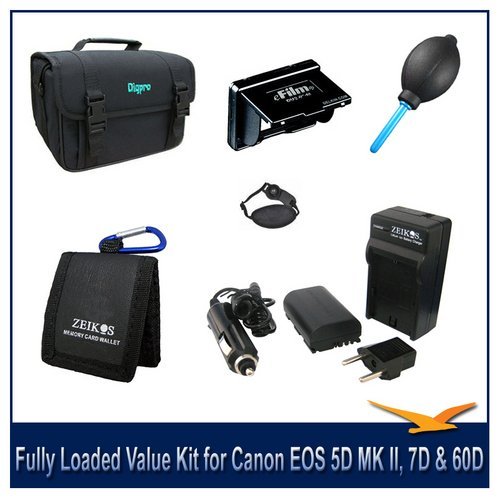 Fully Loaded Value Kit For The Canon EOS 5D MII,6D, 7D  &  60D 