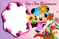 Molduras grátis png Mickey-Minnie