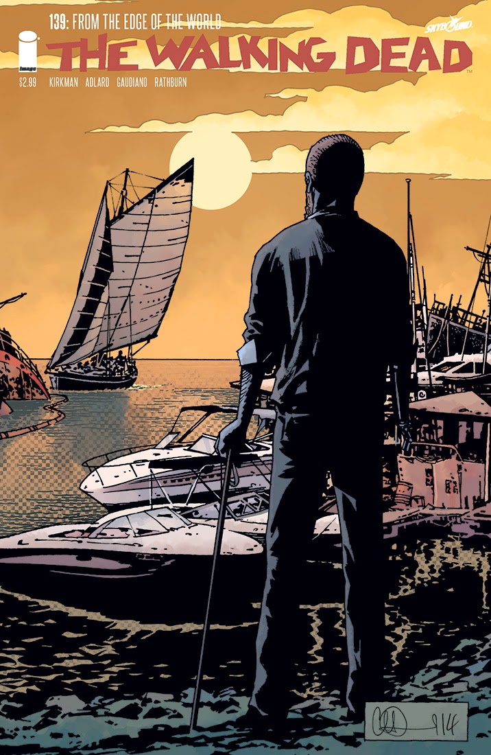 The Walking Dead comic book cover for issue 139  The Walking Dead 