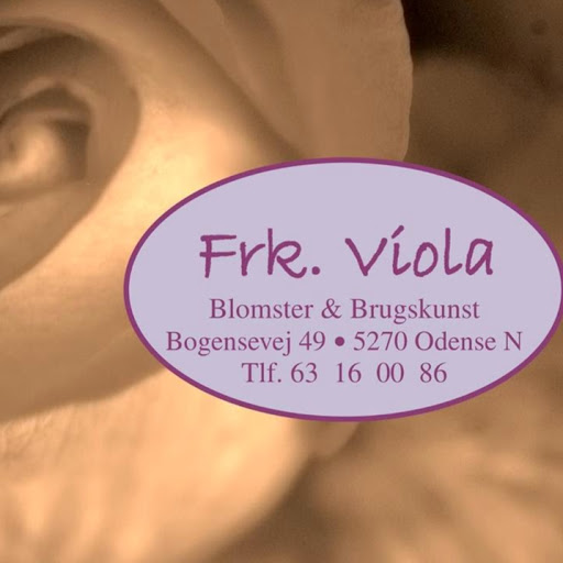 Frk. Viola Blomster Odense logo