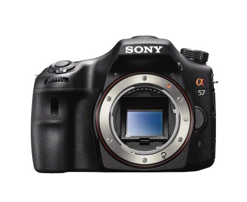 Sony Alpha SLT-A57 16.1 MP Exmor APS HD CMOS Sensor DSLR with Translucent Mirror Technology and 3D Sweep Panorama (Body Only)