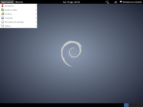 Debian 7.0 Wheezy - Gnome Classico