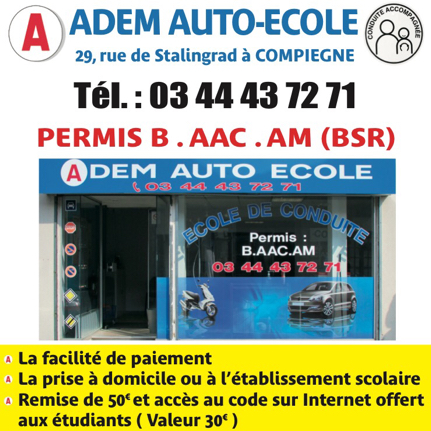 ADEM Auto-École logo
