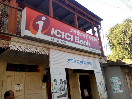 ICICI Bank Wategaon - Branch & ATM, Shinde Building, Bazar Peth, 0, Wategaon, Maharashtra 415410, India, Private_Sector_Bank, state MH