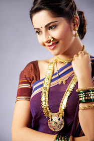 Actress Sonali Kulkarni Saree Photos