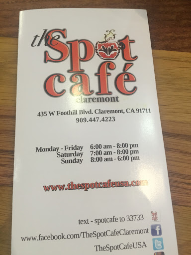 Vegan Restaurant «The Spot Cafe», reviews and photos, 435 W Foothill Blvd, Claremont, CA 91711, USA