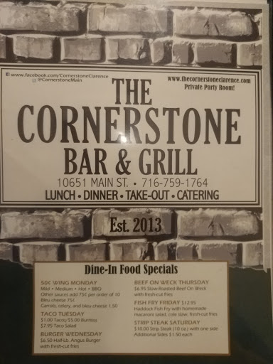 American Restaurant «The Cornerstone Bar & Grill», reviews and photos, 10651 Main St, Clarence, NY 14031, USA