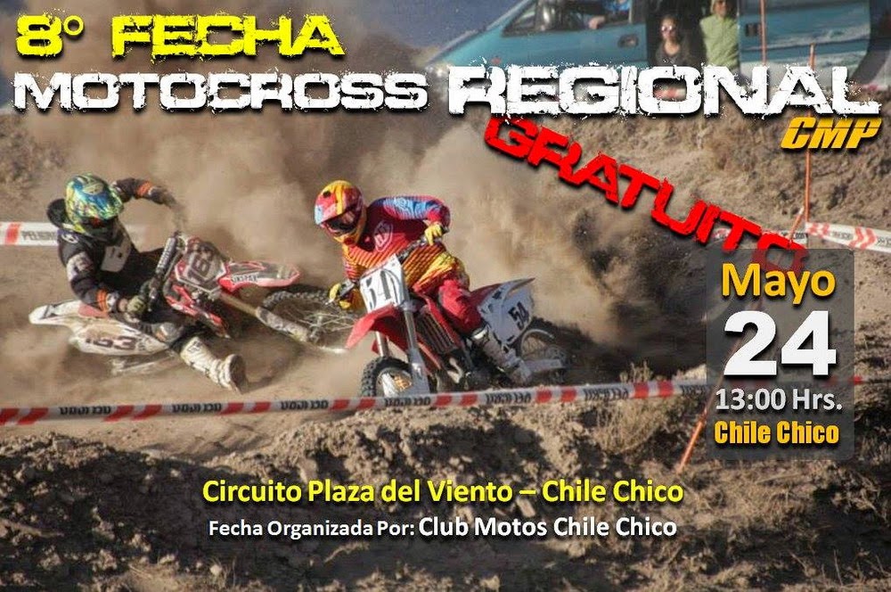 Motocross en Chile Chico.