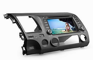  7 Inch Car Dvd Player For Honda Civic 2008-2011 (Gps, Bluetooth, Tv, Rds) With Built-In Speaker