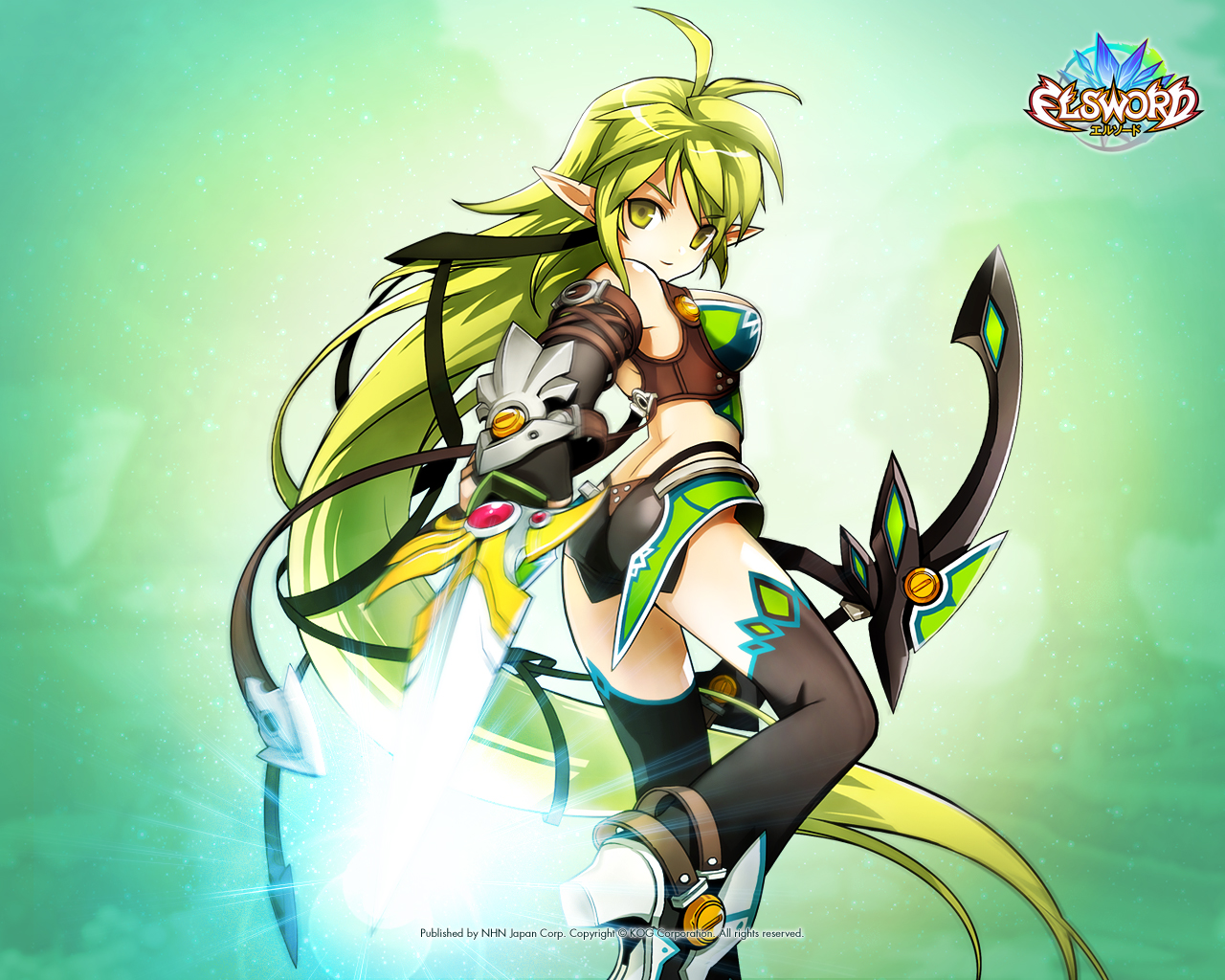 Loạt hình nền cực dễ thương của Elsword Nhật Bản - Ảnh 25