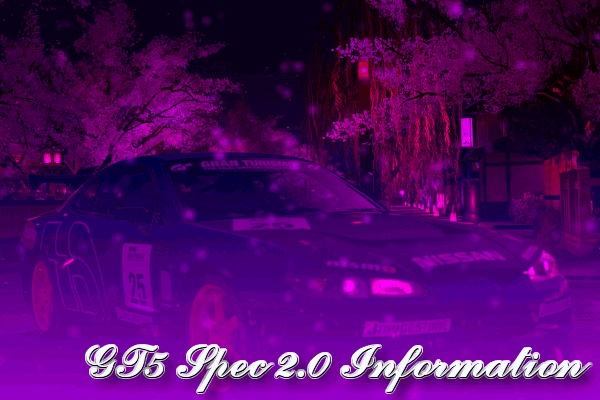 GT5 Spec 2.0 Update