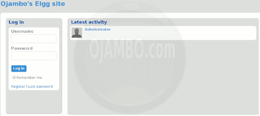 Ojambo Install Elgg Social Networking