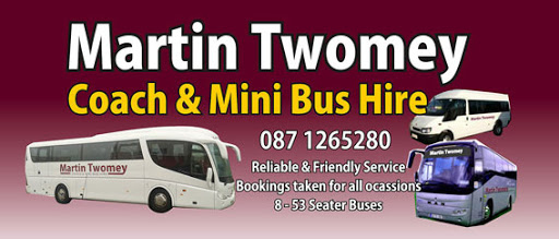 Martin Twomey Coach and Mini Bus hire logo