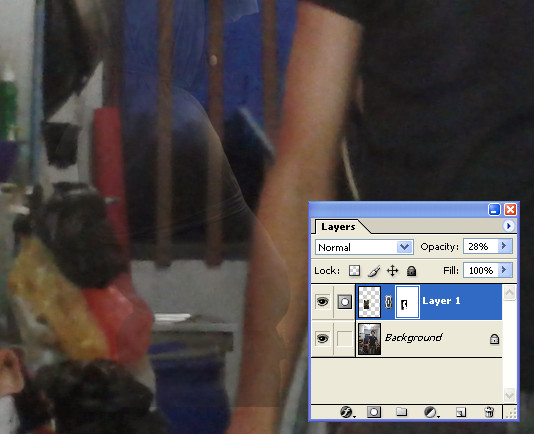 Membuat penampakan hantu dengan photoshop