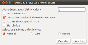 0204_Touchpad Indicator | Preferencias