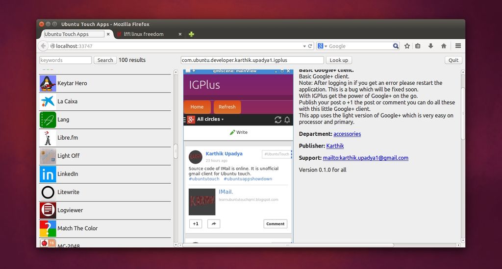 applist in Ubuntu 