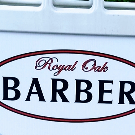 Royal Oak Barber Shop logo