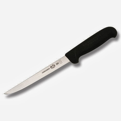 Forschner Boning Knife with Black Fibrox Handle