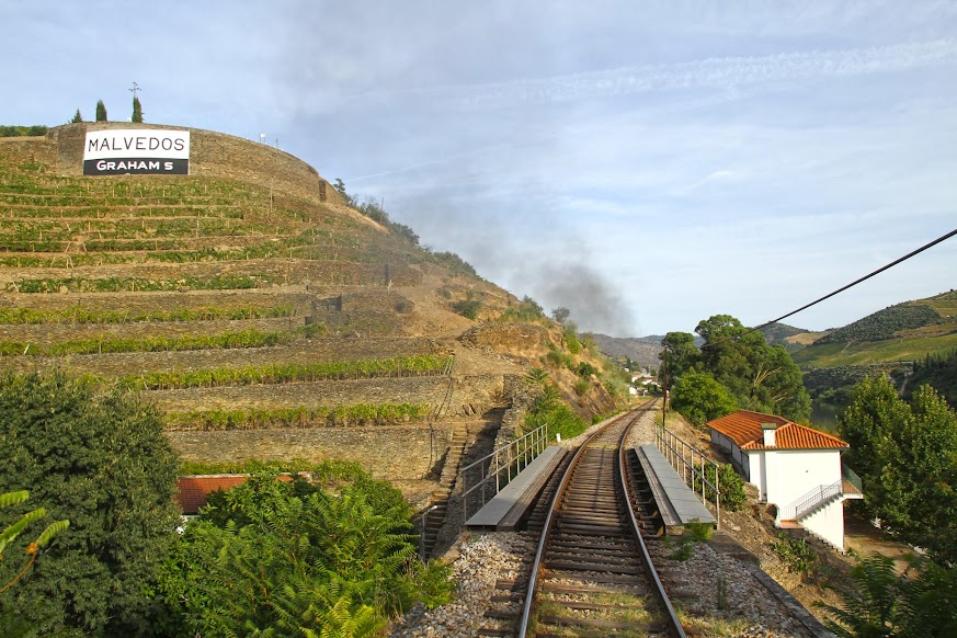 A bordo do comboio histórico do Douro