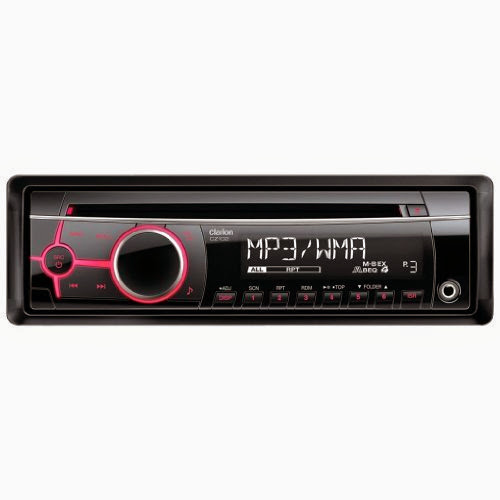  CLARION CZ102 Single-DIN In-Dash CD Receiver with Aux Input