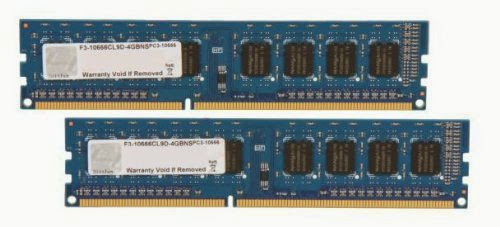  G.SKILL NS 4GB (2 x 2GB) 240-Pin SDRAM DDR3 1333 (PC3 10666) Desktop Memory F3-10666CL9D-4GBNS