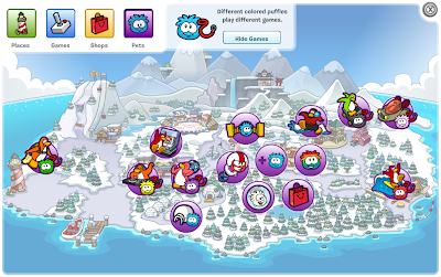 Club Penguin - Getting To Know The Map