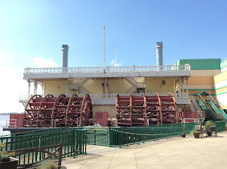 Paddleboat Wheels on Casino Boat Louisiana