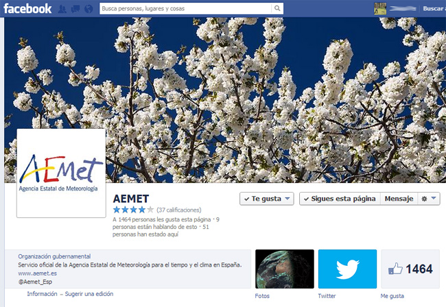AEMET impulsa su presencia en las redes sociales