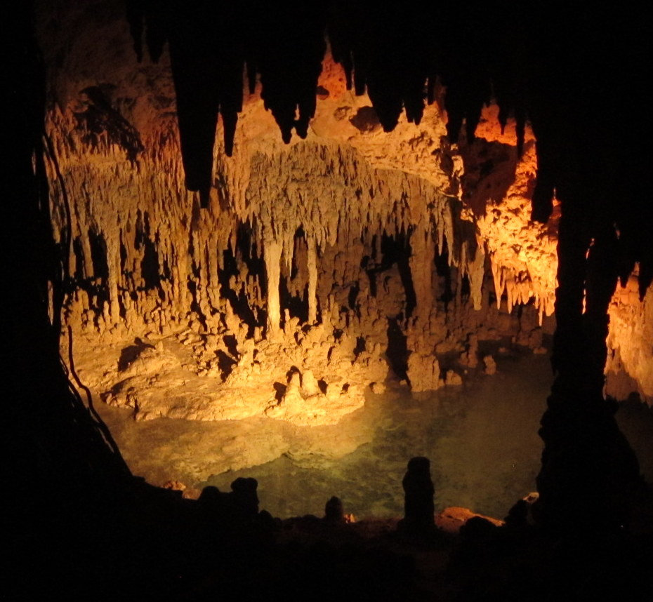 Stalactite formation in Chaak Tun cenote