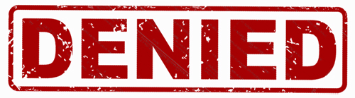 「denied」的圖片搜尋結果