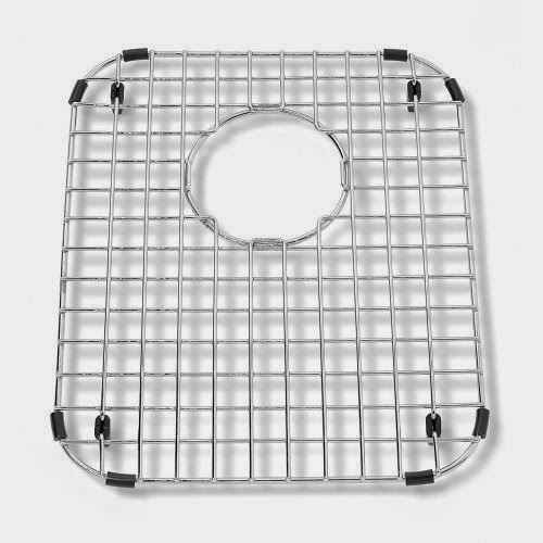  American Standard 8445.121400.075 Prevoir Bottom Grid 12-Inch x 14.25-Inch Kitchen Sink Rack, Stainless Steel