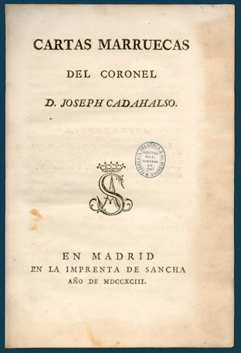Cartas Marruecas editado en 1793