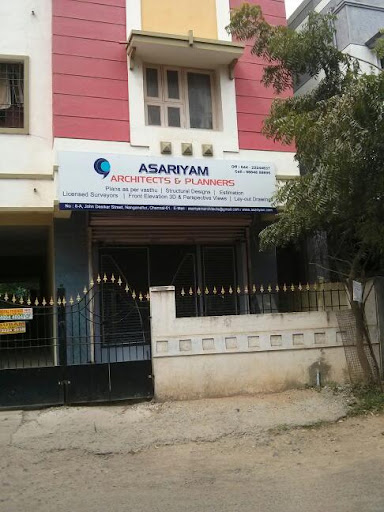 ASARIYAM ARCHITECTS, No:8-A, Thai Aishvaryam Flats, John Desikar Street, Nanganallur, Chennai, Tamil Nadu 600061, India, Architect, state TN