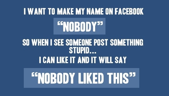 Facebook : Nobody Liked This