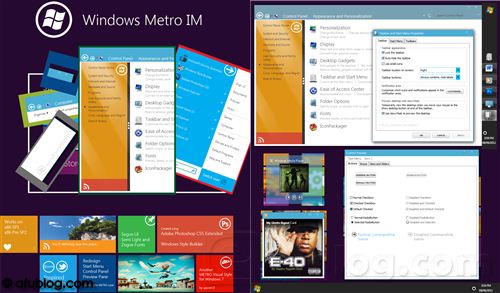 Windows Metro IM Mang giao diện Windows 8 vào Windows 7